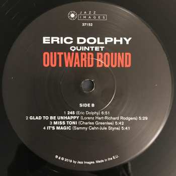 LP Eric Dolphy Quintet: Outward Bound LTD