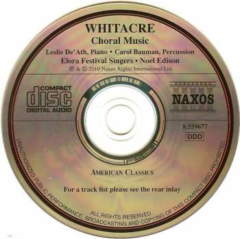 CD Eric Whitacre: Choral Music