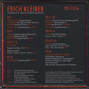 15CD/Zestaw pudełkowy Erich Kleiber: Complete Decca Recordings LTD