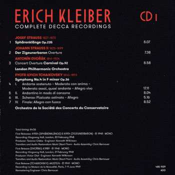 15CD/Zestaw pudełkowy Erich Kleiber: Complete Decca Recordings LTD