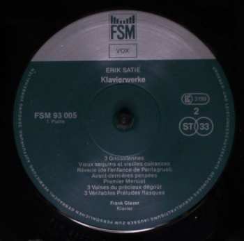 3LP/Zestaw pudełkowy Erik Satie: Sämtliche Klavierwerke (Für Soloklavier)