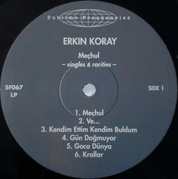 LP Erkin Koray: Meçhul: Singles & Rarities