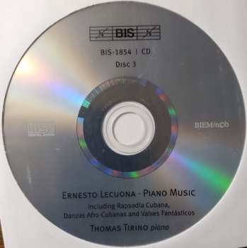 6CD/Zestaw pudełkowy Ernesto Lecuona: Ernesto Lecuona-The Piano Music-Selected Songs
