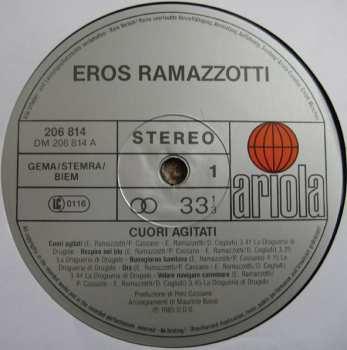 LP Eros Ramazzotti: Cuori Agitati