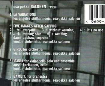 CD Esa-Pekka Salonen: LA Variations / Five Images After Sappho / Mania / Gambit / Giro