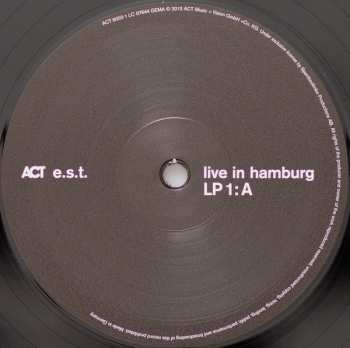 4LP/Zestaw pudełkowy E.S.T.: Live In Hamburg LTD