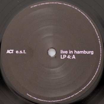 4LP/Zestaw pudełkowy E.S.T.: Live In Hamburg LTD