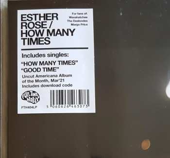 LP Esther Rose: How Many Times LTD | CLR