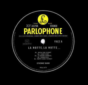 LP Etienne Daho: La Notte, La Notte
