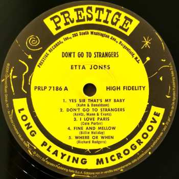 LP Etta Jones: Don't Go To Strangers