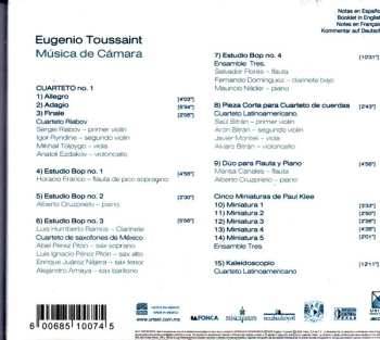 CD Eugenio Toussaint: Música De Cámara