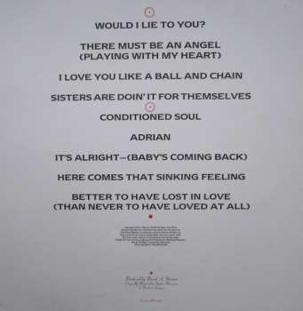 LP Eurythmics: Be Yourself Tonight