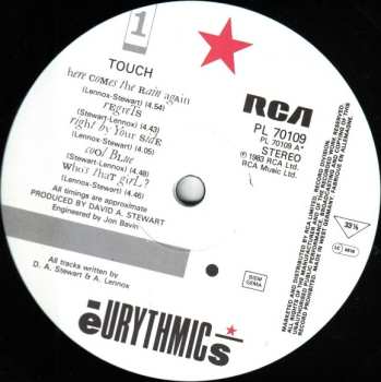 LP Eurythmics: Touch