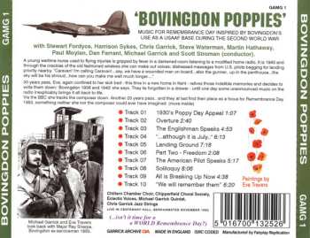 CD Michael Garrick: Bovingdon Poppies