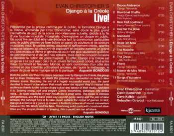 CD Evan Christopher's Django à la Créole: Django à la Créole: Live!