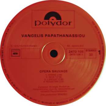 LP Evangelos Papathanassiou: Opéra Sauvage