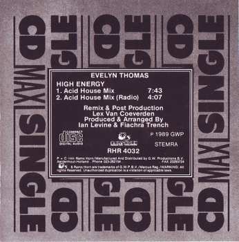 CD Evelyn Thomas: High Energy (Acid House Remix)