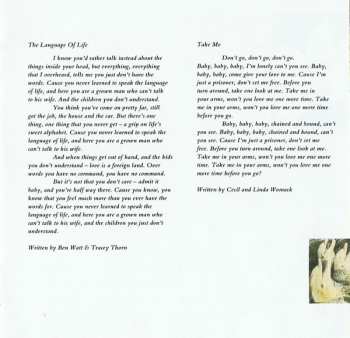 CD Everything but the Girl: The Language Of Life