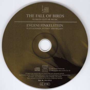CD Evgeni Finkelstein: The Fall Of Birds. Russian Guitar Music (Evgeni Finkelstein Plays Koshkin, Rudnev And Beljaev)