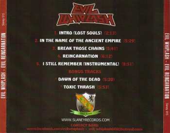 CD Evil Whiplash: Evil Reincarnation LTD