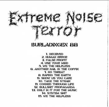 CD Extreme Noise Terror: Burladingen 88
