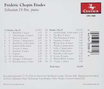 CD Frédéric Chopin: 12 Etudes Op.10; 12 Etudes Op. 25