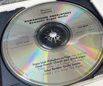 CD César Franck: Romantische Orgelwerke (Romantic Organ Works)