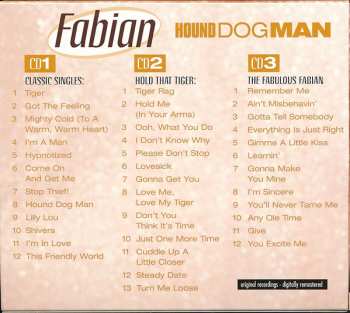 3CD/Zestaw pudełkowy Fabian: Hound Dog Man (Hit Albums Plus Singles Collection)