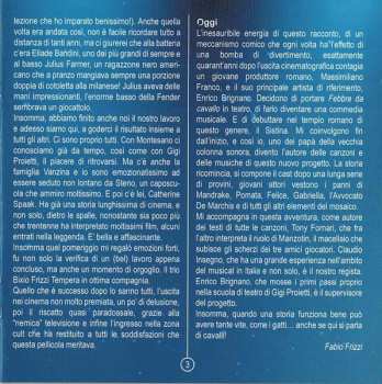 CD Fabio Frizzi: Febbre Da Cavallo (Colonna Sonora Del Musical)