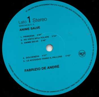 3LP/Zestaw pudełkowy Fabrizio De André: Anime Salve Legacy Edition