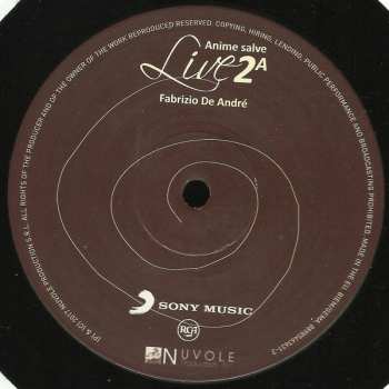 3LP/Zestaw pudełkowy Fabrizio De André: Anime Salve Legacy Edition