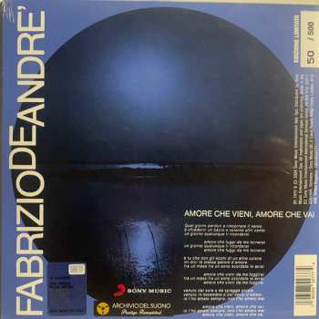 SP Fabrizio De André: La Canzone Di Marinella CLR | LTD