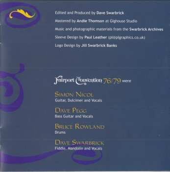 2CD Fairport Convention: 4 Play (76/79)
