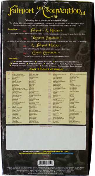 4CD/Zestaw pudełkowy Fairport Convention: Fairport Unconventional