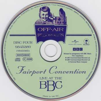 4CD Fairport Convention: Live At The BBC