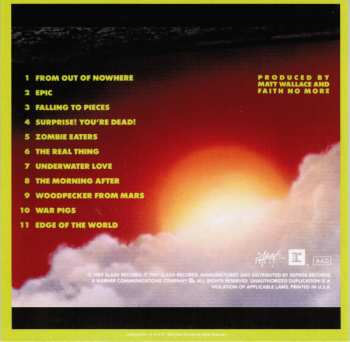 3CD/Zestaw pudełkowy Faith No More: The Triple Album Collection
