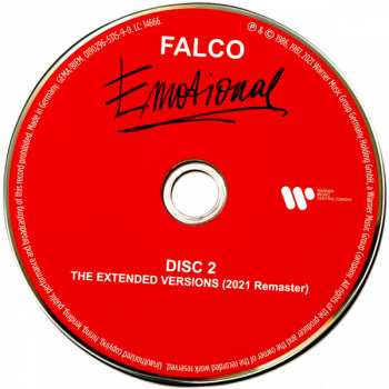 3CD/DVD/Zestaw pudełkowy Falco: Emotional DLX | LTD