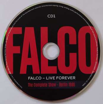 2CD Falco: Live Forever (The Complete Show – Berlin 1986)
