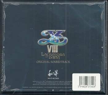 3CD/Zestaw pudełkowy Falcom Sound Team Jdk: Ys VIII: Lacrimosa Of Dana