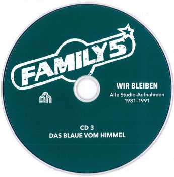 5CD/Zestaw pudełkowy Family 5: Wir Bleiben - Alle Studio-Aufnahmen 1981-1991 LTD | NUM