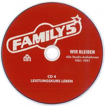 5CD/Zestaw pudełkowy Family 5: Wir Bleiben - Alle Studio-Aufnahmen 1981-1991 LTD | NUM