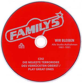 5CD/Zestaw pudełkowy Family 5: Wir Bleiben - Alle Studio-Aufnahmen 1981-1991 LTD | NUM