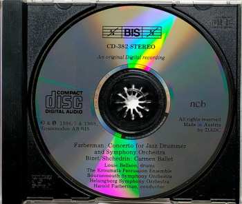 CD Georges Bizet: Concerto For Jazz Drummer & Symphony Orchestra/Carmen Suite (The Carmen Ballet)