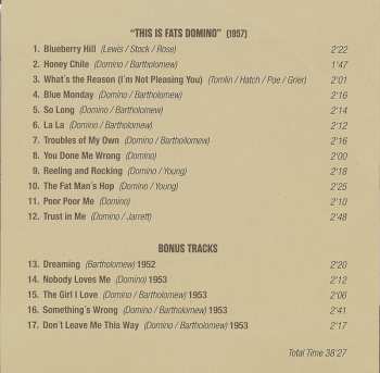 10CD/Zestaw pudełkowy Fats Domino: The Fat Man Is Stompin'