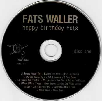 2CD Fats Waller: Happy Birthday Fats