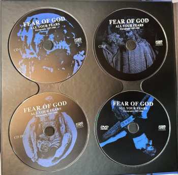 3CD/DVD/Zestaw pudełkowy Fear Of God: All Your Fears - Discography 1987-1988