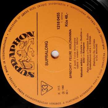 LP Felix Holzmann: Šprechty Felixe Holzmanna