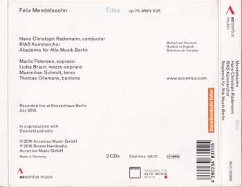 2CD Felix Mendelssohn-Bartholdy: Elias
