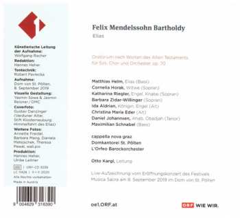 2CD Felix Mendelssohn-Bartholdy: Elias