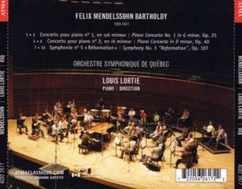 CD Felix Mendelssohn-Bartholdy: Piano Concertos 1 & 2 / Symphony No 5 "Reformation"